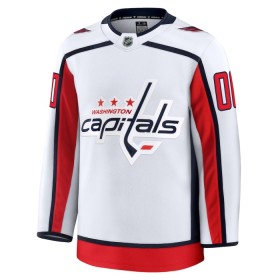 Maillot de Hockey Washington Capitals Personnaliser Fanatics Premium 2024-25 Blanc Extérieur - Homme